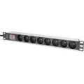 Digitus PDU 1U 8xCEE7/5 utganger 230V/16A svart