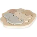 Konges Sløjd Sea Animals Wood Clam Puzzle Multi