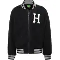 HUF Sherpa Varsity Jakke svart