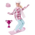 Barbie Vintersportsutøver Snowboard-dukke
