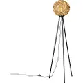 QAZQA Art Deco gulvlampe stativ gull - Maro