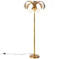 QAZQA Vintage gulvlampe gull 156 cm 2-lys - Botanica