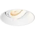 QAZQA Moderne innfelt spotlight hvit GU10 rund uten ramme - Oneon