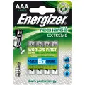Energizer Genopladelige batterier Energizer NIMH AAA, pakke a 4 stk.