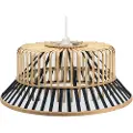 Home Decor Bamboo 60x60x25 Cm Taklampe