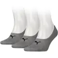 Puma Unisex Footie 3 Pack, Sale, Middle Grey Melange, 43-46