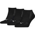 Puma Cushioned Sneaker Socks Unisex (3-pack), Clothing, Black, 43-46