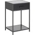 Actona NORDFORMNattbord AgustSvartNattbordFra Homeroom