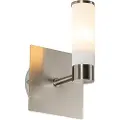 QAZQA Moderne badvegglampe stål IP44 - Bath