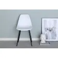 Venture Home Venture HomeSpisestol Polar Plast, 2-pkHvitStolerFra Homeroom