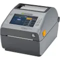 Zebra ZD621t - Etikettskriver - termotransfer - Rull (11,8 cm) - 300 dpi - inntil 152 mm/sek - USB 2.0, LAN, seriell, USB-vert - grå
