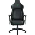 Razer Iskur Gaming Chair with Built-in Ergonomic Lumbar Support System - Multi-Layered Synthetic Leather - High Density Foam Cushions - Black/Green - XL