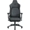 Razer Iskur Gaming Chair with Built-in Ergonomic Lumbar Support System - Multi-Layered Synthetic Leather - High Density Foam Cushions - Dark Gray Fabric - XL