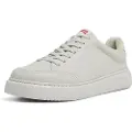 Camper for man. K100841-003 Runner Leather Sneakers K21 white (43), Flat, Laces, Casual