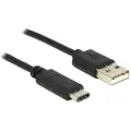 Pro goobay - USB-kabel - USB (hann) til 24 pin USB-C (hann) - USB 2.0 - 3 A - 2 m - svart
