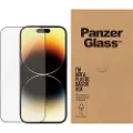 PanzerGlass - Skjermbeskyttelse for mobiltelefon - ultrabred passform - glass - rammefarge svart - for Apple iPhone 14 Pro