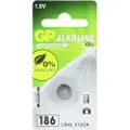 GP Alkaline Cell 186, Engangsbatteri, Alkalinsk, 1,5 V, 1 stykker, Rustfritt stål, 4,2 mm