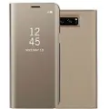 Mtp Products Luxury Mirror View Samsung Galaxy Note8 Flip-deksel - Gull