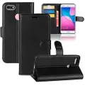 Mtp Products Strukturert Huawei P9 Lite Mini, Y6 Pro (2017) Lommebok-deksel - Svart