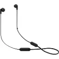 JBL T215BT - Ørepropper med mikrofon - i øret - Bluetooth - trådløs - svart