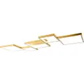 QAZQA Taklampe gull inkl. LED 3-trinns dimmer 5-lys - Lejo