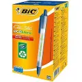 BIC Kulepenn BIC ECOlution Clic Stic blå, 50 stk