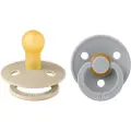 BIBS Smekker Napp 2-pakning 0-6m Vanilla/Cloud