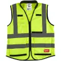 Milwaukee sikkerhedsvest premium HiViz gul str 2XL