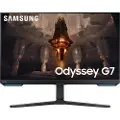 Samsung Odyssey G7 S32BG700EU - G70B Series - LED-skjerm - Smart - gaming - 32 - 3840 x 2160 4K @ 144 Hz - IPS - 350 cd/m² - 1000:1 - DisplayHDR 400 - 1 ms - 2xHDMI, DisplayPort - høyttalere - svart