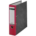 Leitz 180° - Hevarmbuefil - bokryggbredde: 80 mm - for A4 (210 x 297 mm) - kapasitet: 600 ark - rød