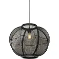 QAZQA Orientalsk pendellampe sort 48 cm - Rob
