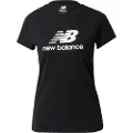 New Balance Essentials Stacked Logo Kortarmet T-skjorte