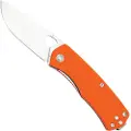The James Brand The Folsom - Orange / Stainless / G10 / Straight foldekniv