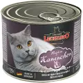 Leonardo All Meat kattemat 6 x 200 g - Rikt på kanin