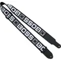 Hugo Boss BSM-20-BW Monogram Gitarreim Hvit Logo på Svart