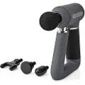 Nedis HCMSG300, Combo massage, Back, Neck, Grey, Ergonomic, 3200 RPM, Battery