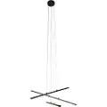 QAZQA Hengende lampe sort inkl. LED 3-trinns dimmbar 6-lys - Jolanta