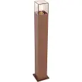 QAZQA Industriell utendørs gulvlampe rustbrun 70 cm IP44 - Denmark