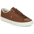 Ralph Lauren for man. 816879935001 Active brown leather trainers (47), Flat, Laces, Casual