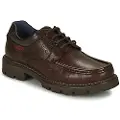 Fluchos for man. F1320 Leather shoes F1320 Medium brown (39), 3 to 5 cm, Laces, Casual