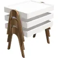Kalune Design Hanah HomeSettbord RomaBrunSmåbordFra Homeroom