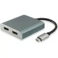 Equip Usb C Til 2xhdmi Adapter