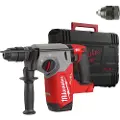 Milwaukee Accum. perforator SDS-Plus (med erstatningsgr.) M18 FHX-0X (18V) 2,5J Milwaukee (uten batteri og lader) - SOLO