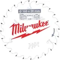 Milwaukee tilbehør Trekappeskive MILWAUKEE CSB P B 165x20x2,2 24ATB