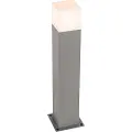 QAZQA Moderne utendørs gulvlampe grå 50 cm IP44 - Danmark