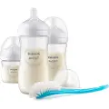 Philips AVENT Natural Response Pack: 1 Bottle 125ml + 2 Baby Bottles 260ml + 1 Baby Bottle Cleaning Børste