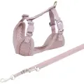 Trixie Junior puppy soft sele m. line,26–34 cm/10 mm,2 m, lys lilla
