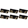 QAZQA Sett med 6 innfelt spotlights svart GU10 AR111 uten ramme 2-lys - Oneon