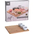 Excellent houseware Utmerket Houseware BAMBOO bord med ramekins og boller for sushi forretter