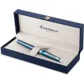 Waterman 1950324, Blå, Medium, Rustfritt stål, 0,5 mm, Kulepenn, 1 stykker